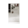 High Quality Particle Board + Real Glass Mirror 3 Rotating Drawers Mirror Door Shoe cabinet Shoe store With Mirror