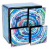 Biggdesign Glass Jewelry Box with 4 Drawers
