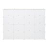 8-Tier Portable 64 Pair Shoe Rack Organizer 32 Grids Tower Shelf Storage Cabinet Stand Expandable for Heels, Boots, Slippers, White