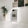 High Quality Particle Board + Real Glass Mirror 3 Rotating Drawers Mirror Door Shoe cabinet Shoe store With Mirror