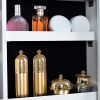 Full Mirror Standing Two Doors Fashion Lxury Jewelry Storage Cabinet