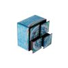 Biggdesign Glass Jewelry Box with 4 Drawers