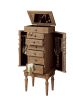 ACME Taline Jewelry Armoire in Weathered Oak 97173
