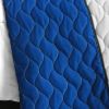 [Sea Airs] Vermicelli-Quilted Patchwork Striped Quilt Set Full/Queen