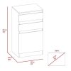 Kamelot Dresser With Jewelry Box; Single Door Cabinet; Mirror; Two Drawers -Dark Walnut