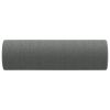 Throw Pillows 2 pcs Dark Gray Ø5.9"x19.7" Fabric