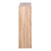 Wooden Shoe Cabinet for Entryway;  White Shoe Storage Cabinet with 2 Flip Doors 20.94x9.45x43.11 inch