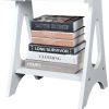 Large Storage Organizer with Frameless Free Standing Jewelry Mirror
