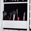 Full Mirror Standing Two Doors Fashion Lxury Jewelry Storage Cabinet