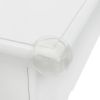 Single Mirror Jewelry Cabinet Dresser White