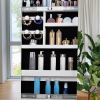 Full Mirror Standing Two Doors Fashion Lxury Jewelry Storage Cabinet