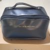Portable Girl Makeup Bag Large-capacity PU Leather Women Cosmetic Toiletries Organizer Outdoor Travel Female Storage Makeup Case