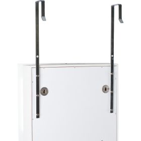 Full Mirror Fashion Simple Jewelry Storage Cabinet With Led Light Can Be Hung On The Door Or Wall (Color: as Pic)