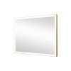 Rectangular Single Aluminum Framed Anti-Fog LED Light Wall Bathroom Vanity Mirror