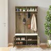 bedroom, porch wardrobe storage rack, Storage Shoe Cabinet, with Clothes Hook, with Sponge Pad Product, Multiple Storage Racks