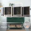 Rectangular Single Aluminum Framed Anti-Fog LED Light Wall Bathroom Vanity Mirror