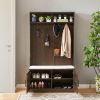 bedroom, porch wardrobe storage rack, Storage Shoe Cabinet, with Clothes Hook, with Sponge Pad Product, Multiple Storage Racks