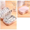 Tragbare Schmuck Box Schmuck Reise Schmuck Fall Veranstalter Display