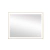Rectangular Single Aluminum Framed Anti-Fog LED Light Wall Bathroom Vanity Mirror