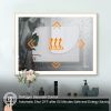 Rectangular Single Aluminum Framed Anti-Fog LED Light Wall Bathroom Vanity Mirror