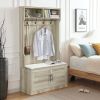 bedroom, porch wardrobe storage rack, Storage Shoe Cabinet, with Clothes Hook, with Sponge Pad Product, Multiple Storage Racks
