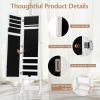 Mirrored Standing Jewelry Cabinet Storage Box