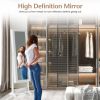 Mirrored Standing Jewelry Cabinet Storage Box